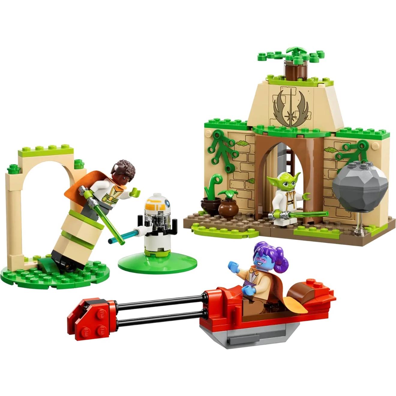Star Wars le temple jedi de tenoo 75358 multicolore