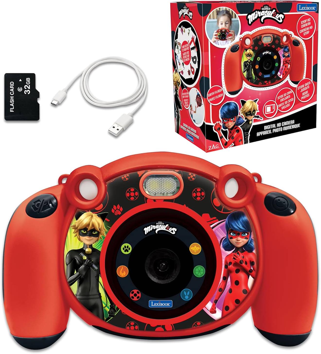 Starcam appareil photo numérique HD miraculous multicolore