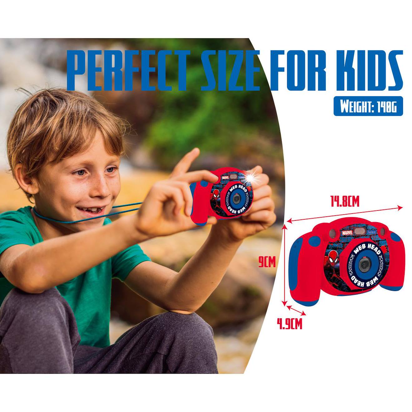 Starcam appareil photo numérique HD Spiderman multicolore
