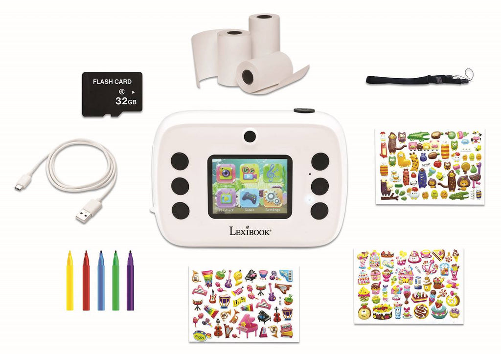 Starcam print appareil photo numérique HD avec imprimante instantanée multicolore