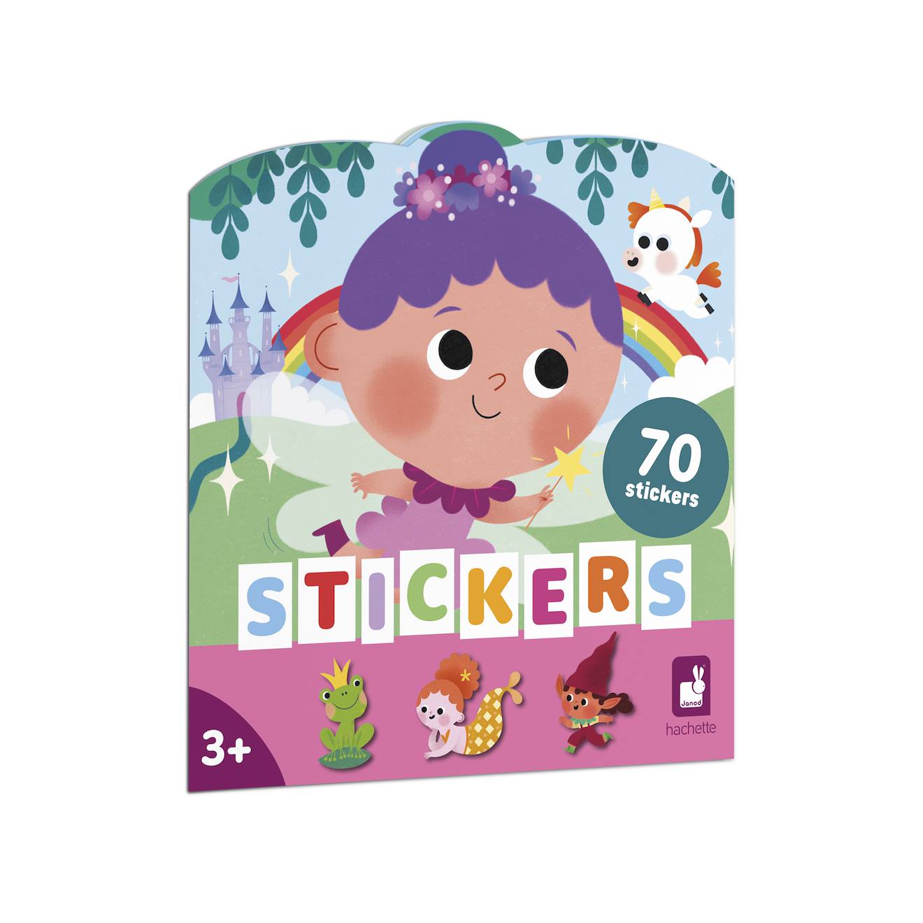 Stickers au pays magique dès 18 mois multicolore