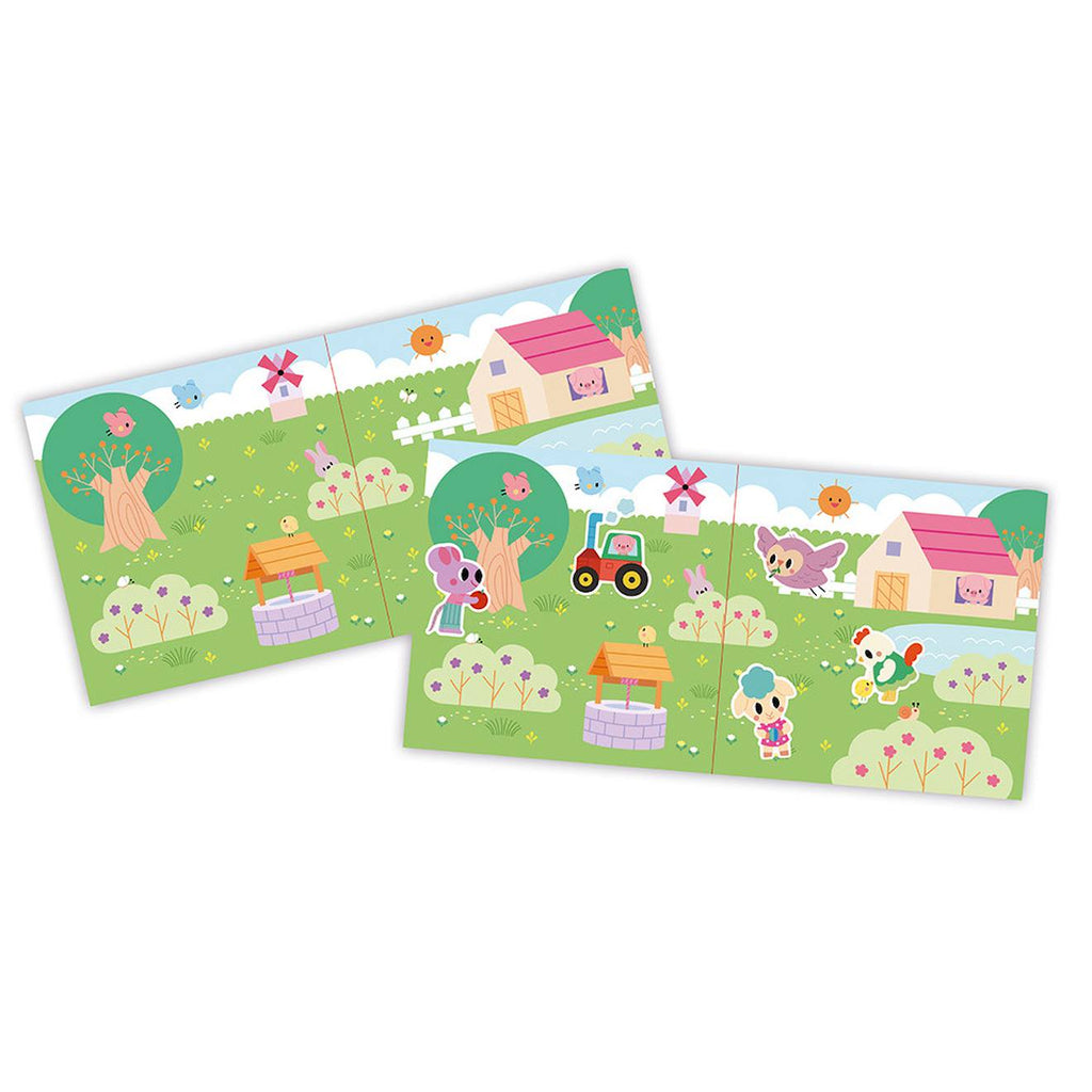 Stickers épais et repositionnables multicolore