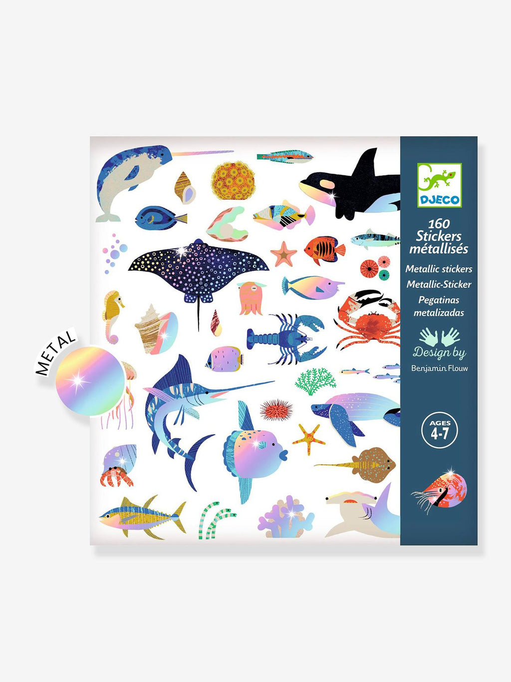 Stickers océan - bleu
