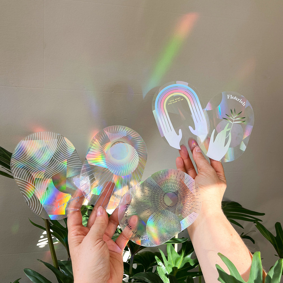 Stickers d’Arc-en-Ciel Botanopia