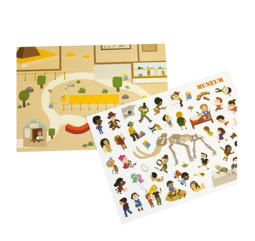 Stickers repositionnables civilisations orange