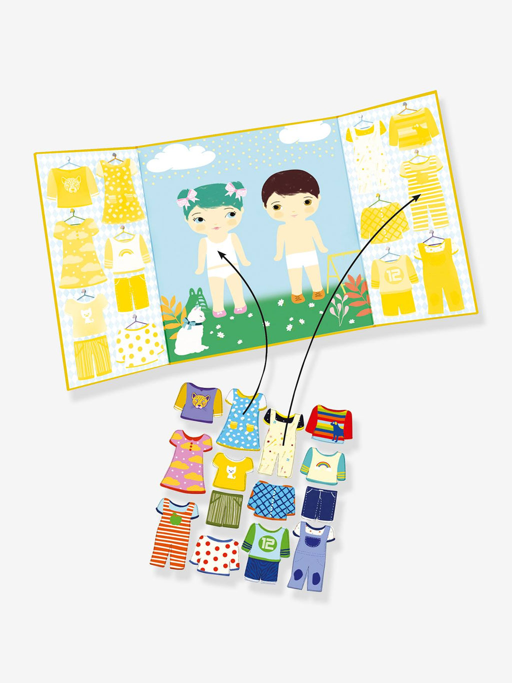 Stickers repositionnables jaune
