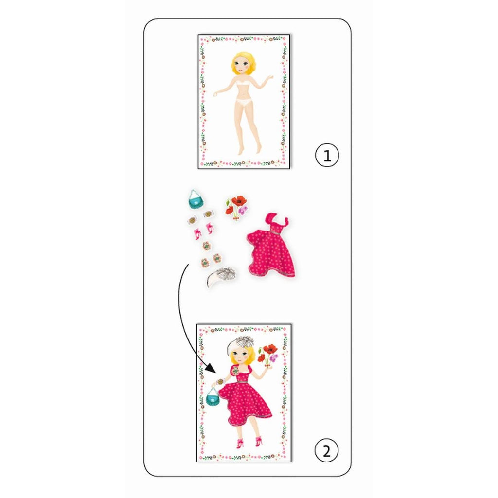 Stickers trop mode multicolore
