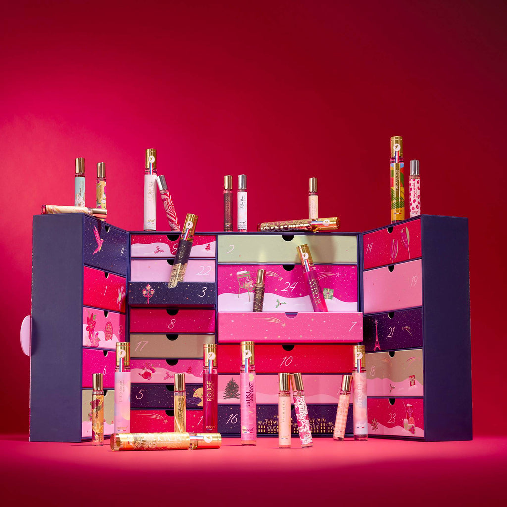 Calendrier Adopt 2026 Jardin d'Hiver ouvert avec les eaux de parfum 10 ml et 30 ml