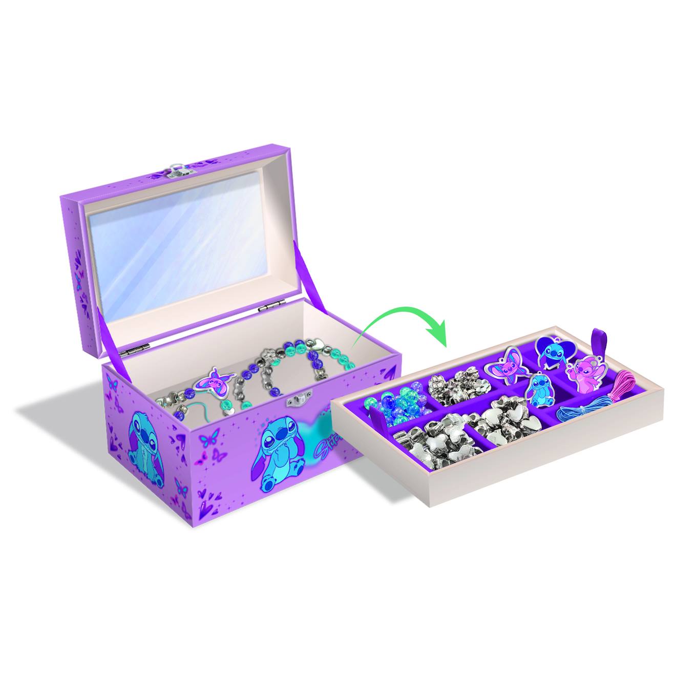 Stitch bijoux de l'amitie multicolore
