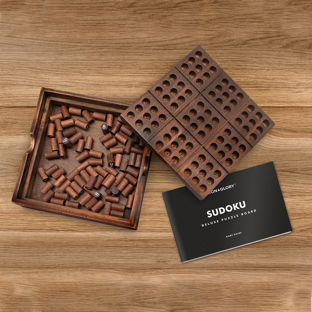 Jeu de Sudoku en bois - Luckies of London