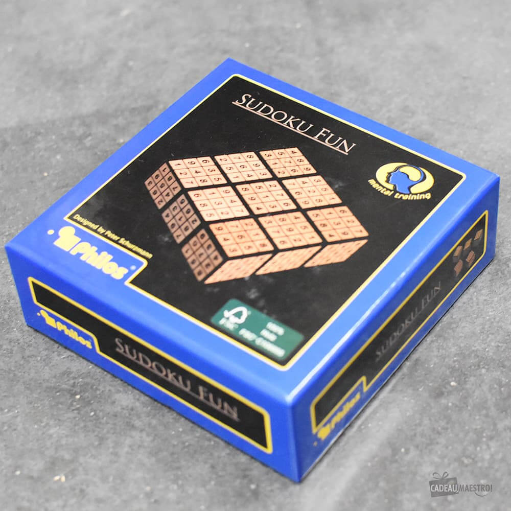 Sudoku Cube en Bois - Casse-Tête