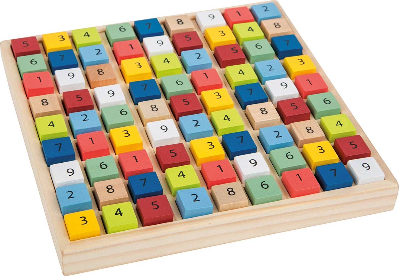Sudoku multicolore beige