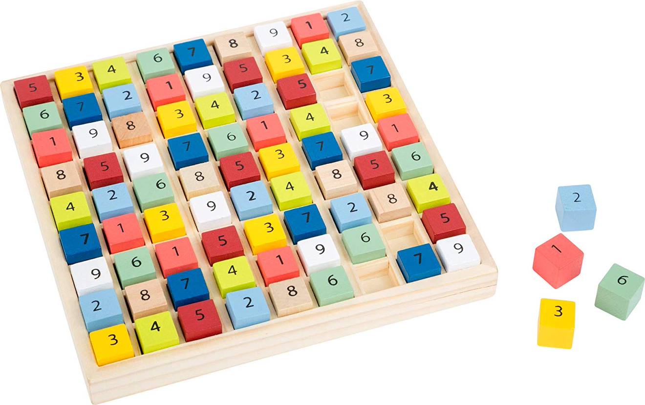 Sudoku multicolore beige