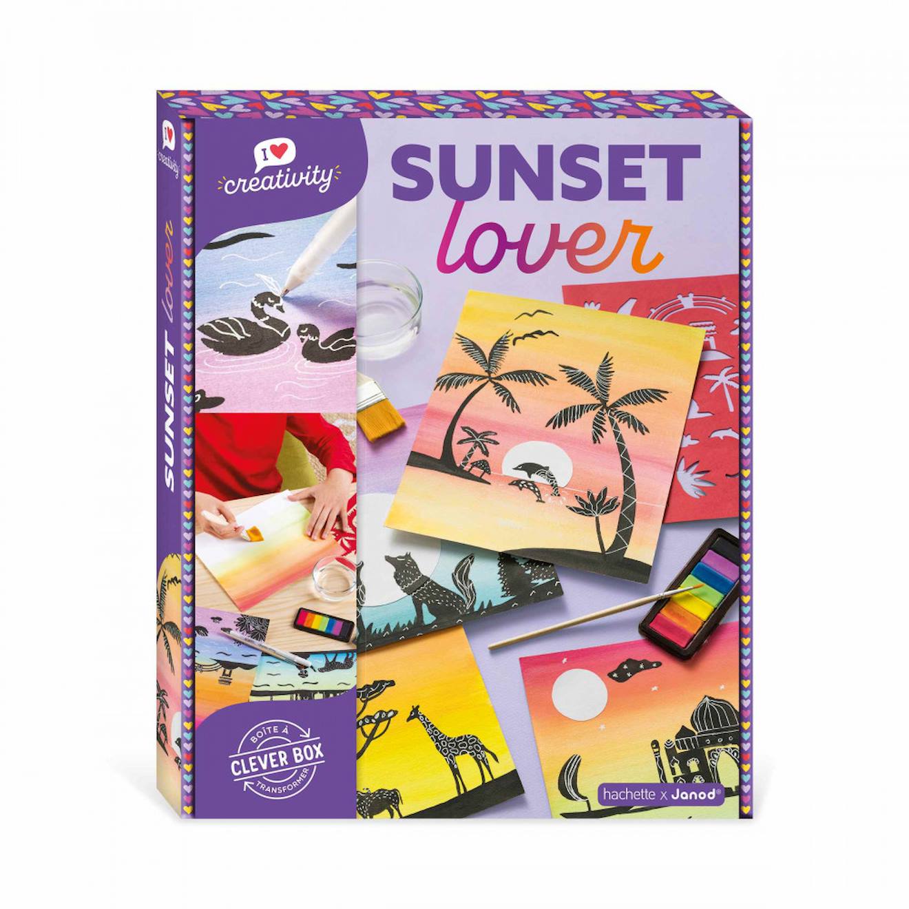 Sunset lover multicolore
