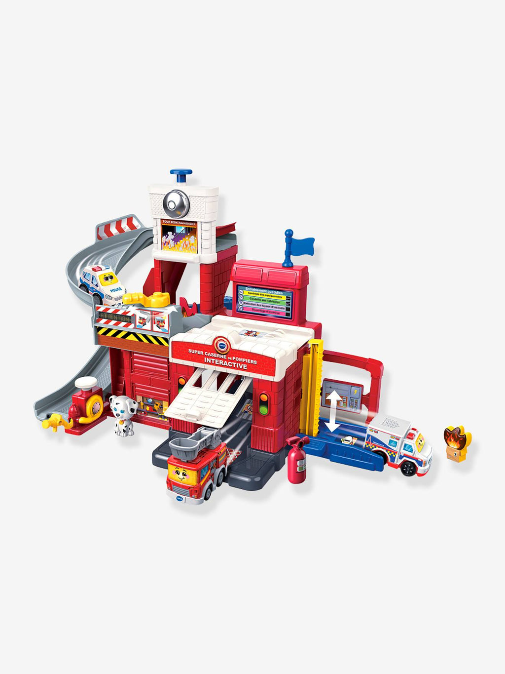 Super caserne de pompiers interactive - multicolore