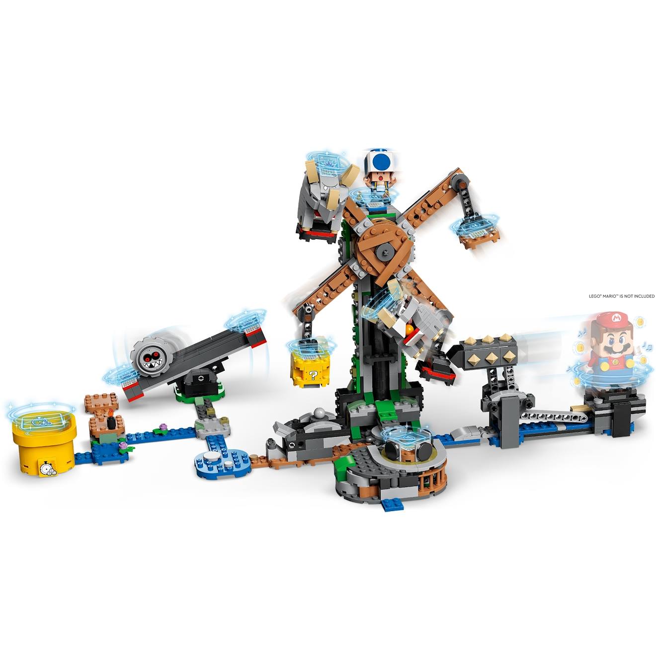 Super Mario ensemble d'extension la destruction des reznors 71390 multicolore