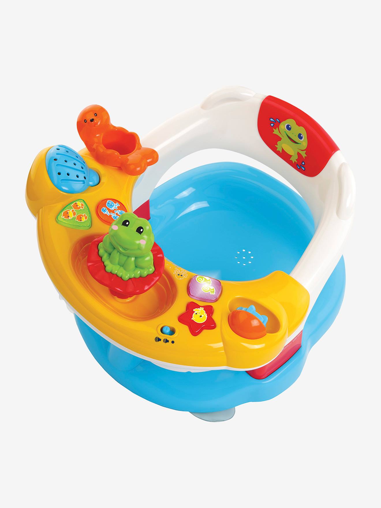 Super siège de bain interactif 2 en 1 multicolore
