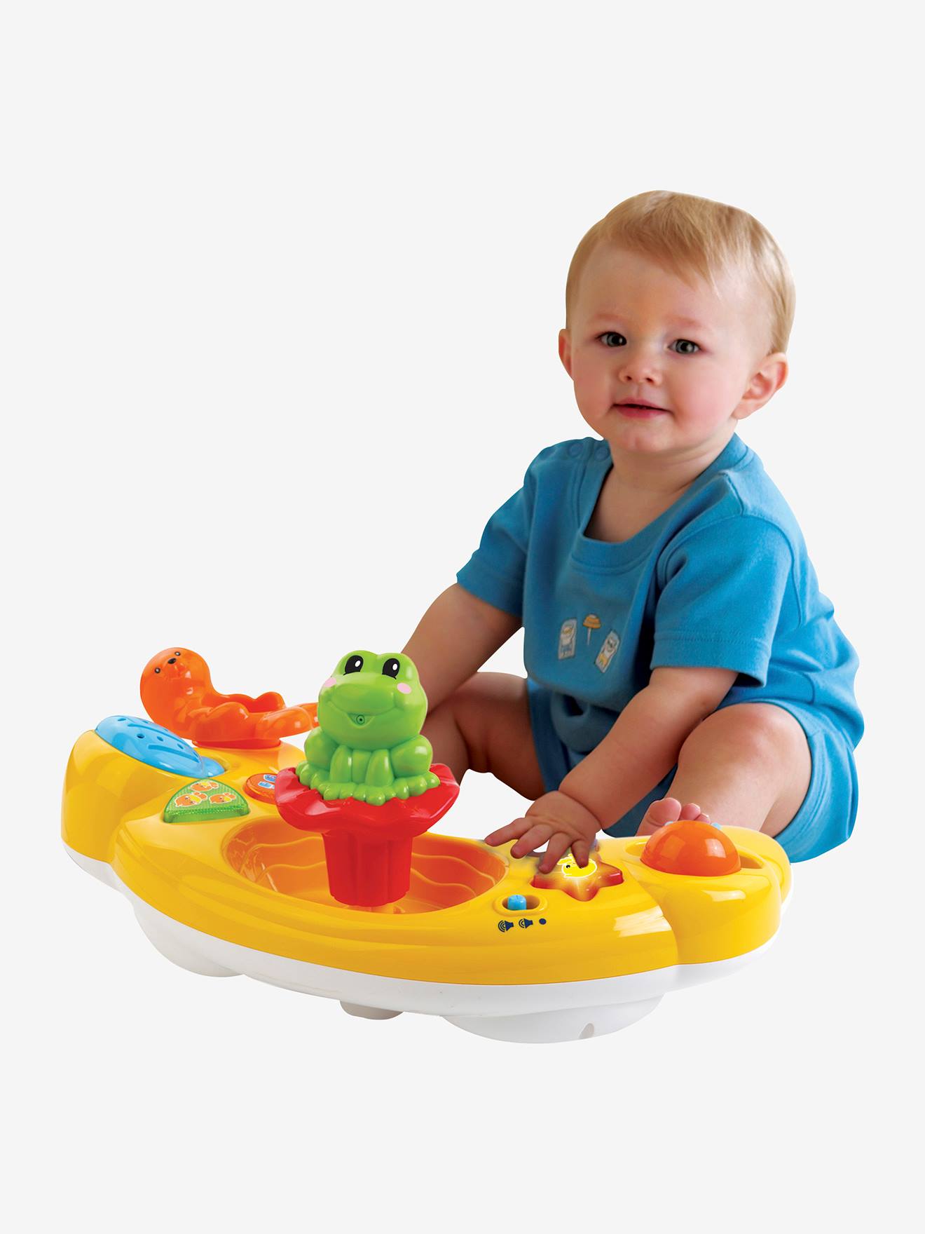 Super siège de bain interactif 2 en 1 multicolore
