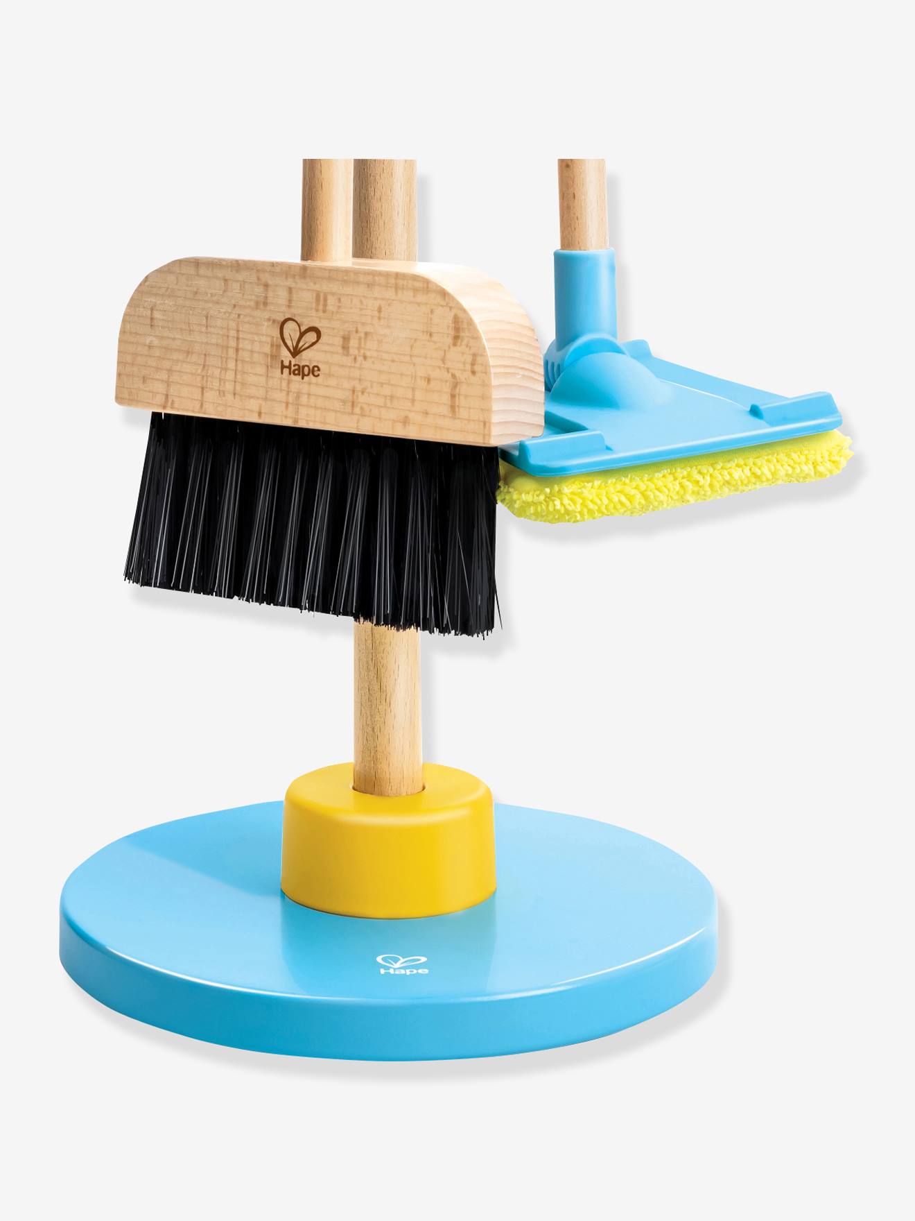 Support balai et set de nettoyage multicolore