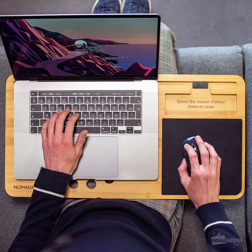 Support pour Ordinateur Portable Nomada à Personnaliser - Fourniture de Bureau Originale