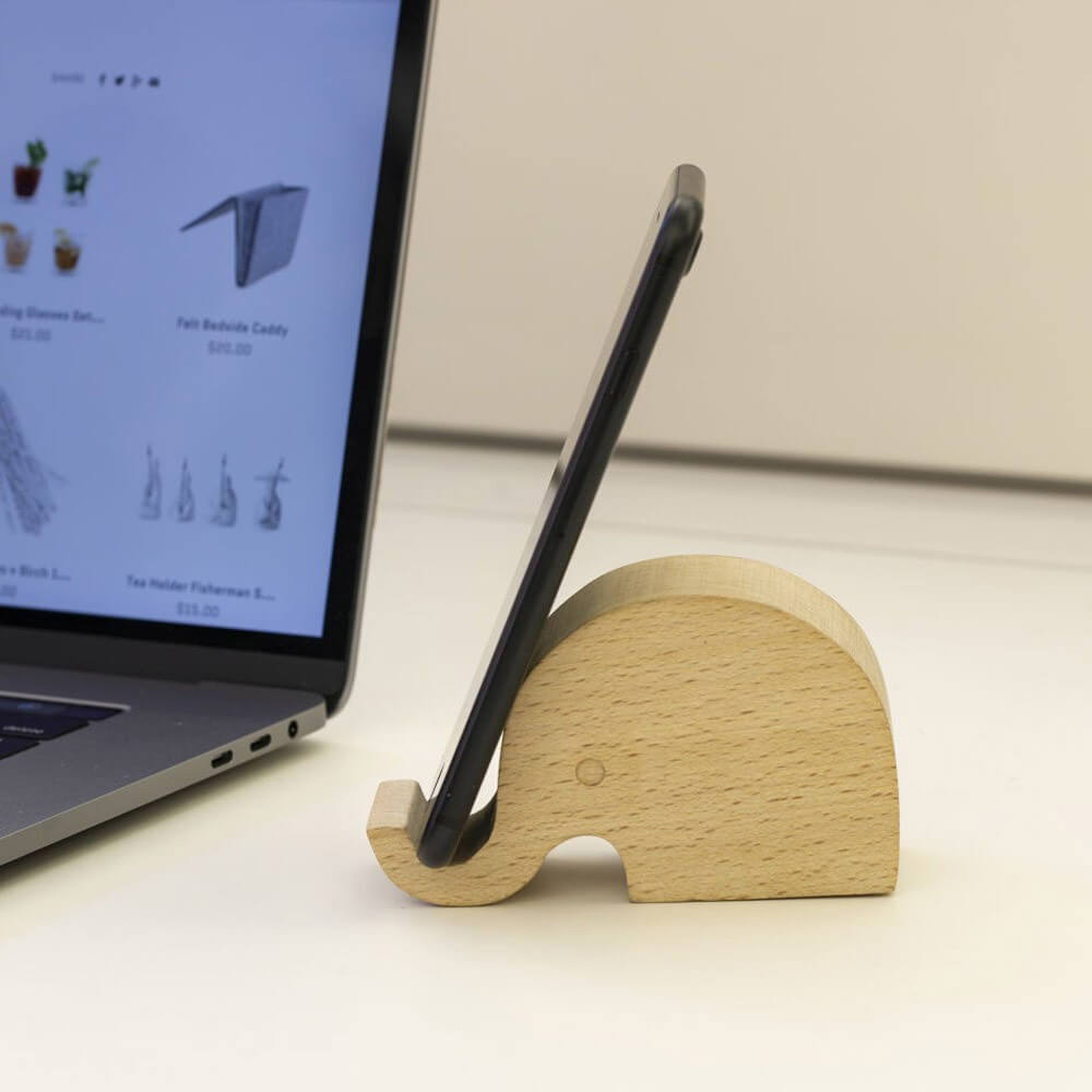 Support Téléphone et Tablette Éléphant - Support Téléphone Kikkerland