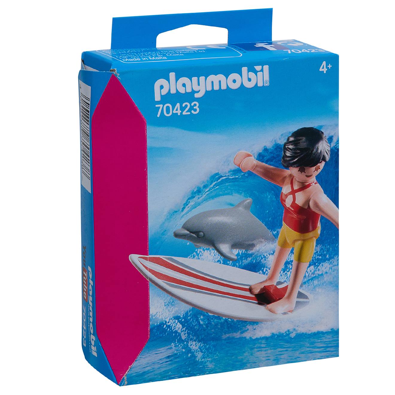 Surfeuse avec un dauphin 70423 multicolore