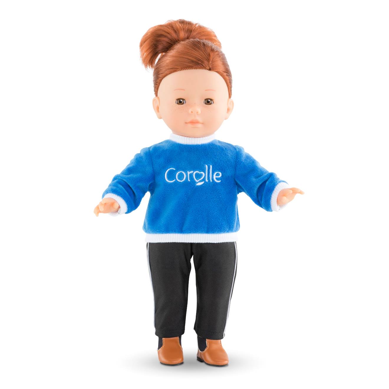 Sweat bleu pour poupée ma Corolle multicolore