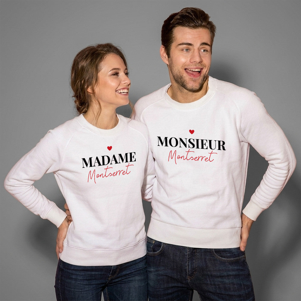 Sweat Couple à Personnaliser - Mode