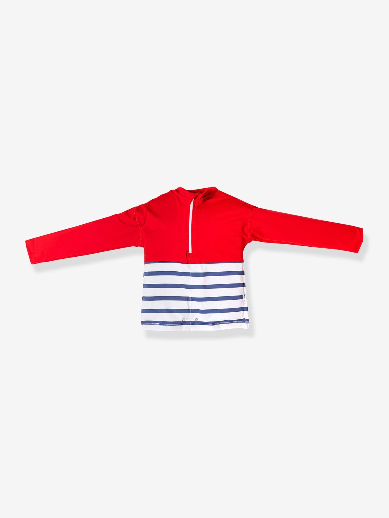 T-shirt anti-noyade enfant - 2/3 ans manches longues, 4/5 ans manches courtes rouge