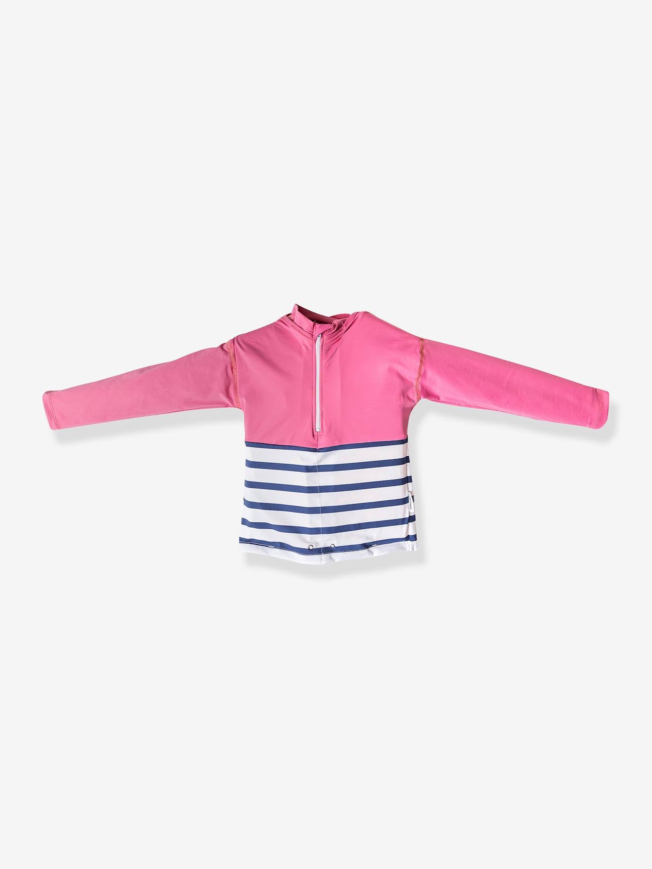 T-shirt anti-noyade enfant - 2/3 ans manches longues, 4/5 ans manches courtes rose