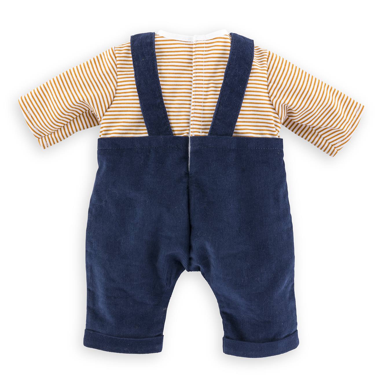 T-shirt et salopette marine pour poupon 42 cm multicolore