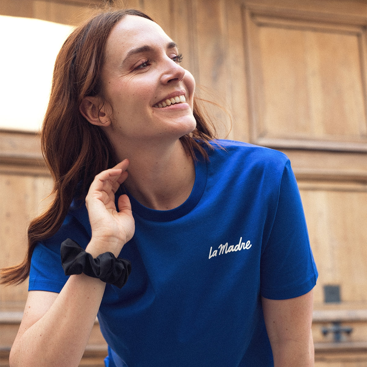 T-shirt bleu femme “La Madre”