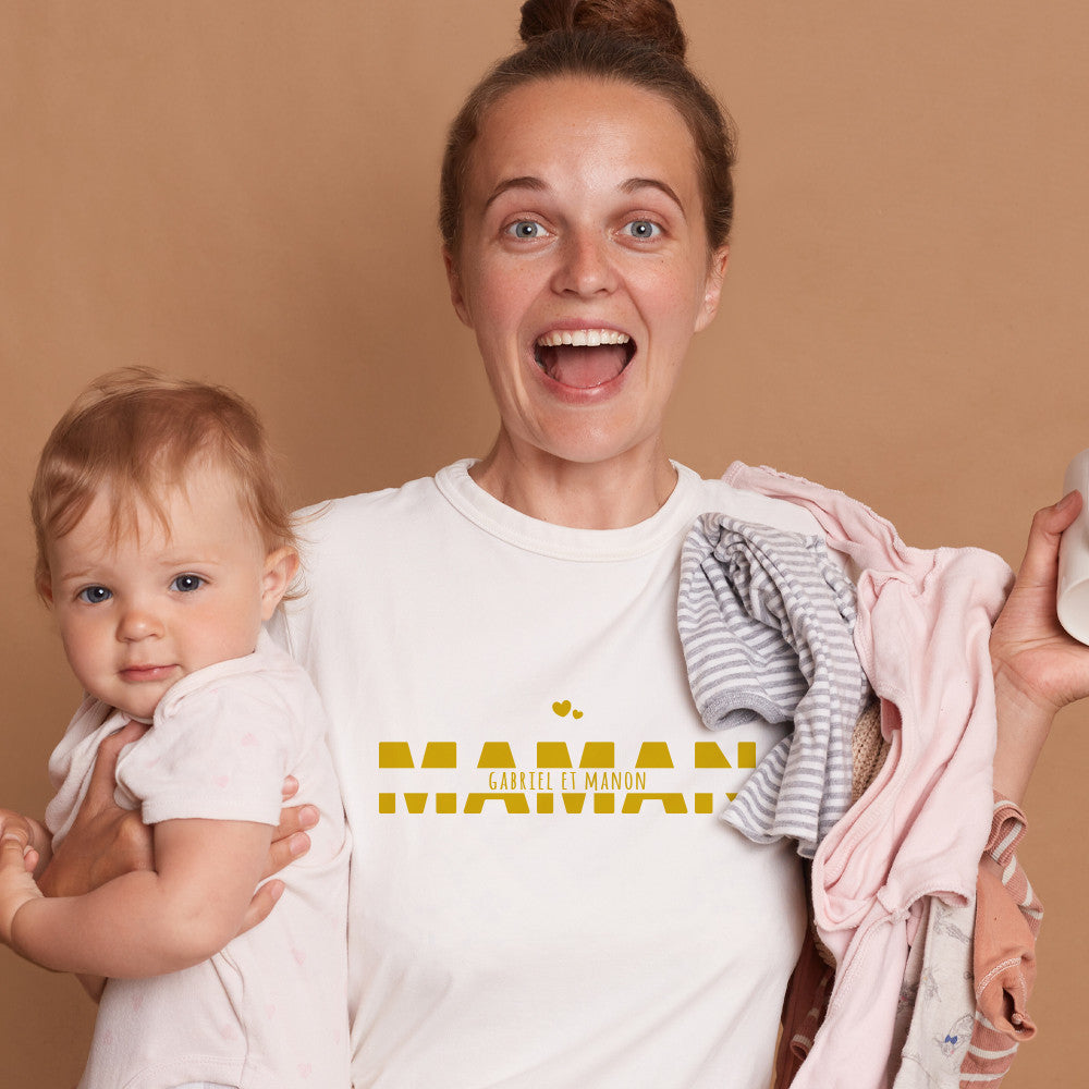 T-shirt Maman à Personnaliser - T-Shirt Personnalisé