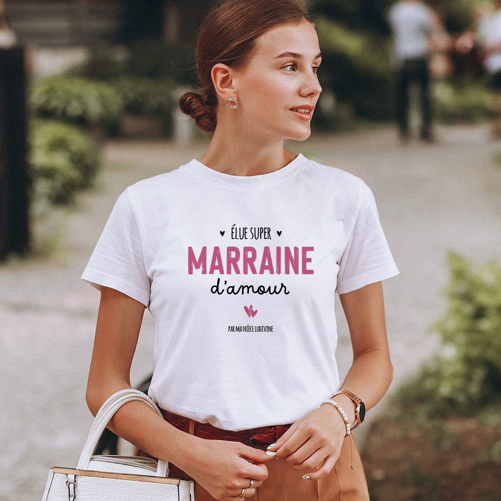 T-shirt Marraine à Personnaliser - T-Shirt Personnalisé
