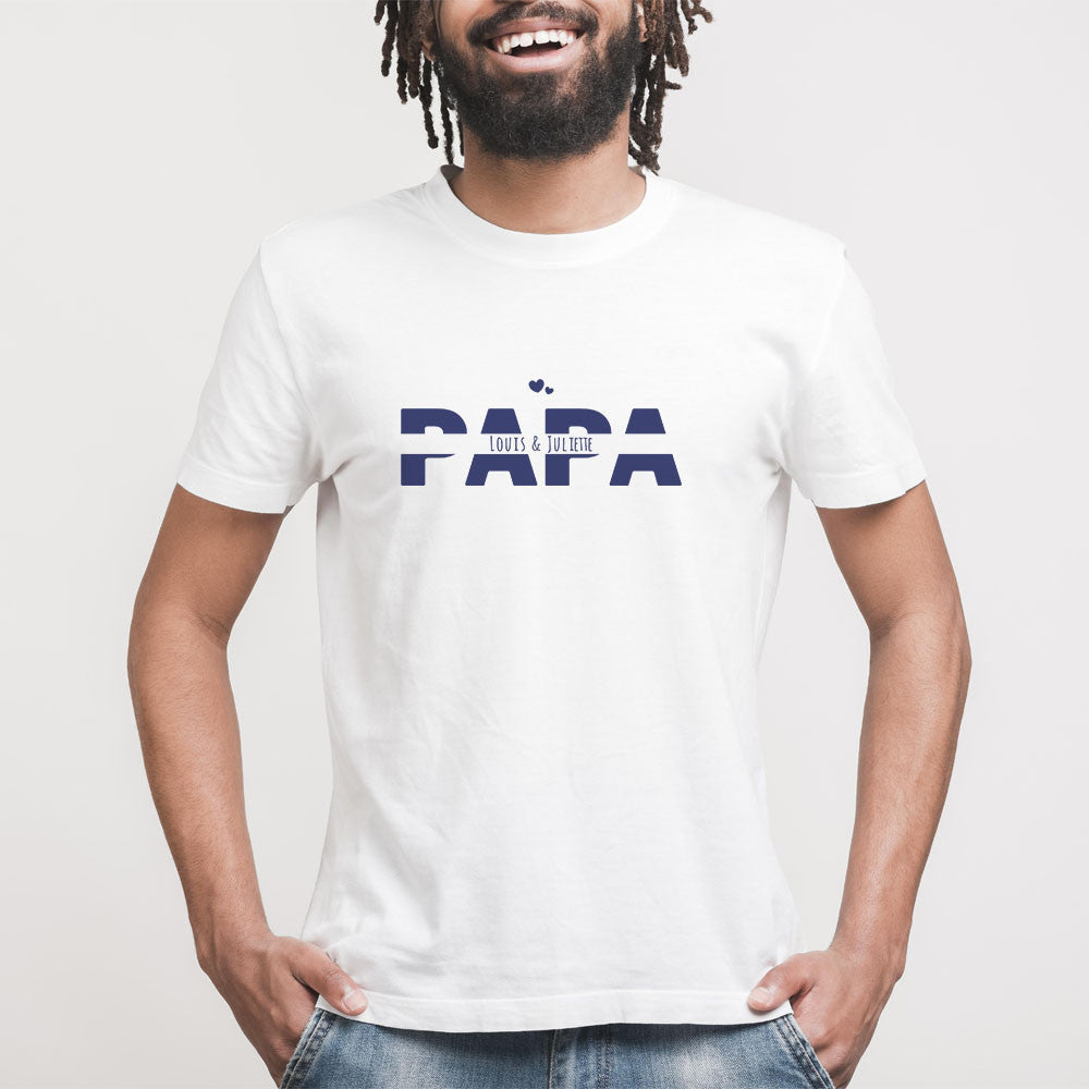 T-shirt Papa à Personnaliser - T-Shirt Personnalisé