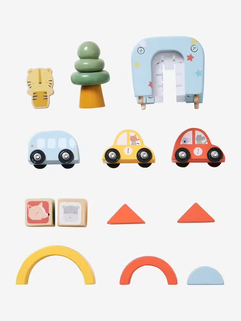 Table d’activités circuit de voitures en bois - Vertbaudet