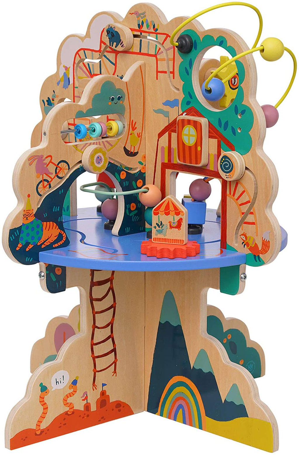 Table d'activités playground adventure beige