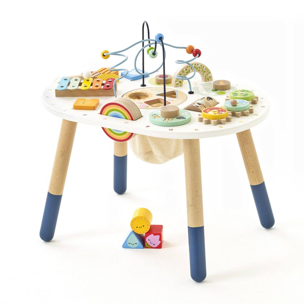 Table d'activités beige