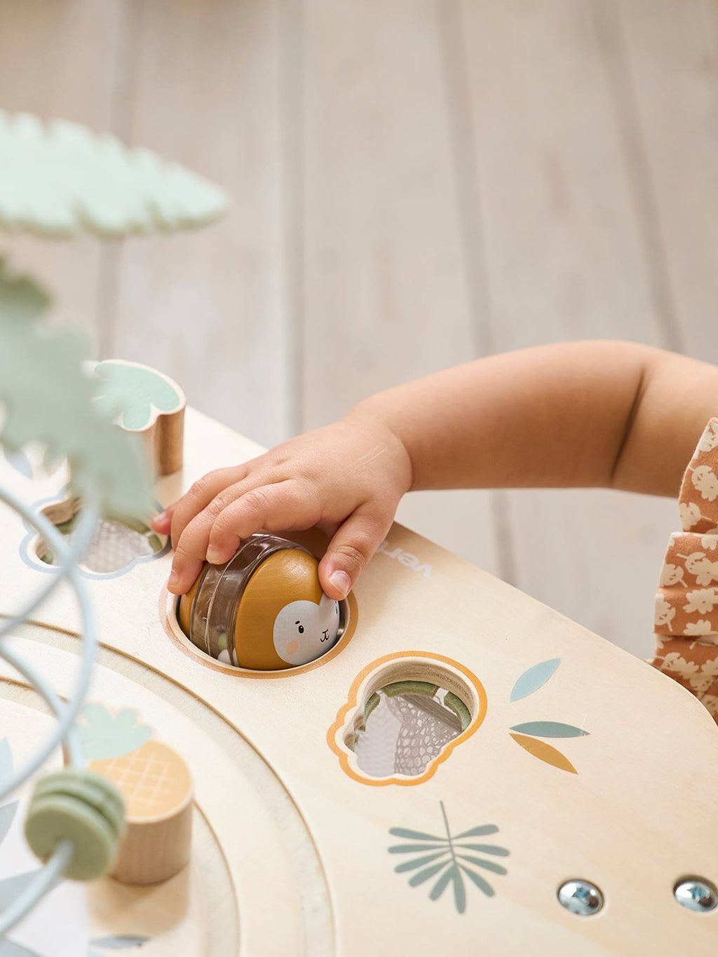 Table multi-activités hanoï en bois FSC multicolore