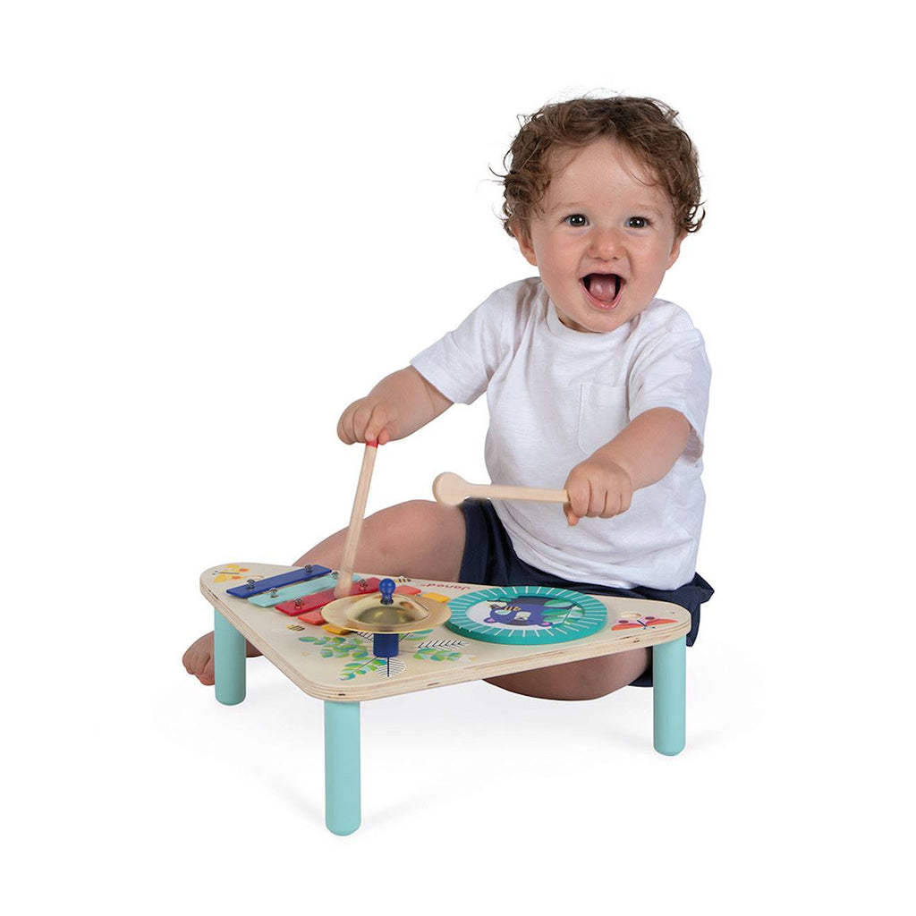 Table musicale en bois - gioia multicolore