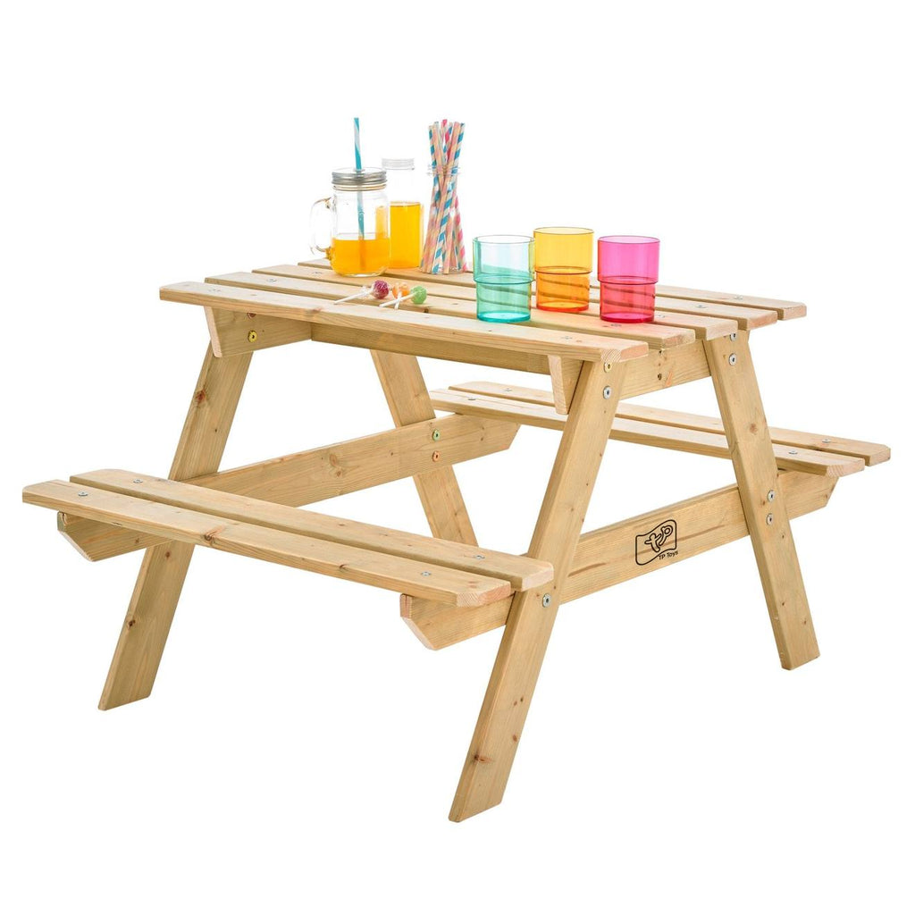 Table pique-nique pour enfant forestière bois FSC marron