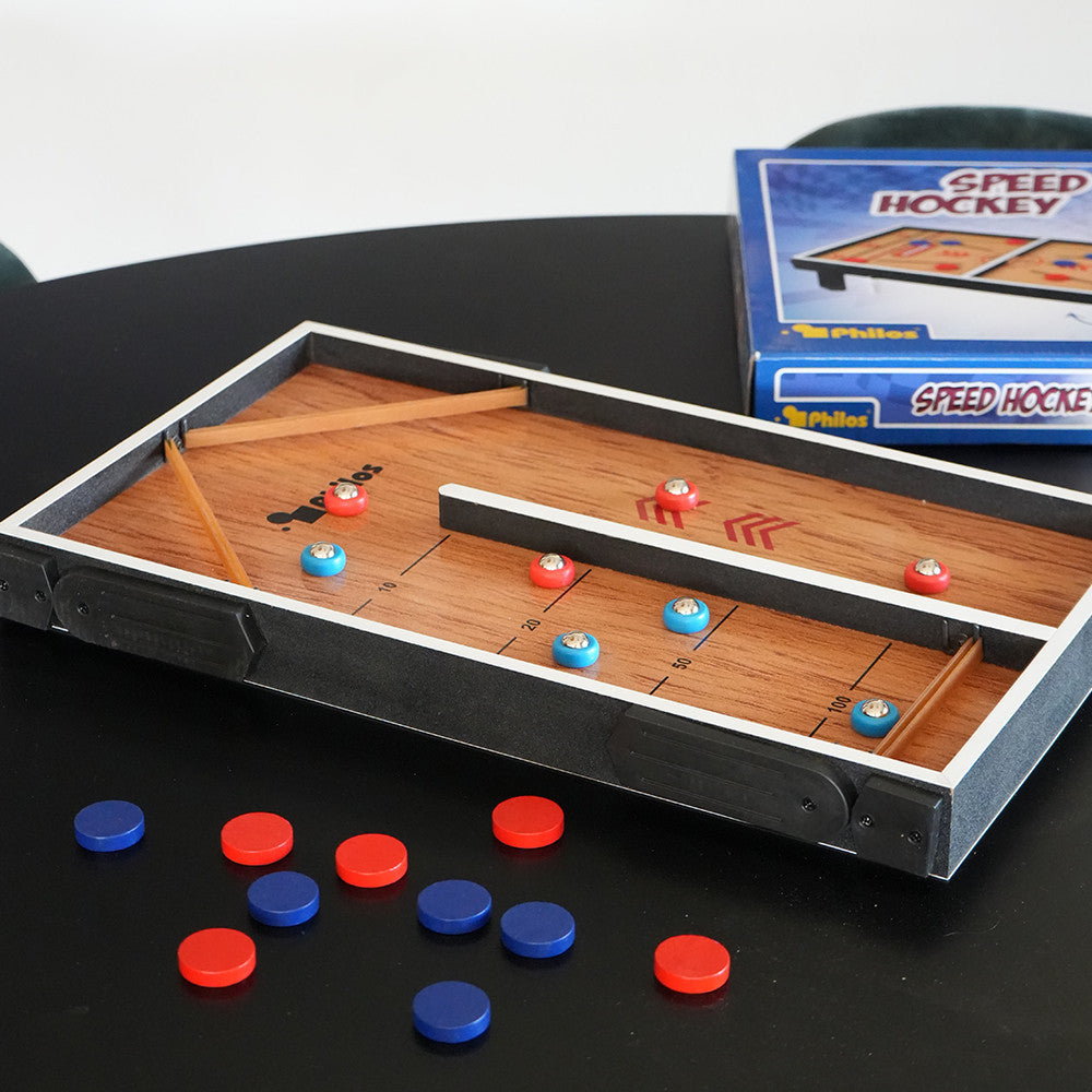 Table Réversible Speed Hockey & Shuffle Game - Jeu d'Adresse