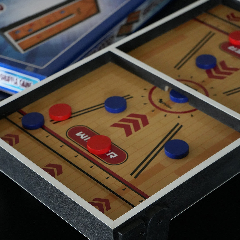 Table Réversible Speed Hockey & Shuffle Game - Jeu d'Adresse
