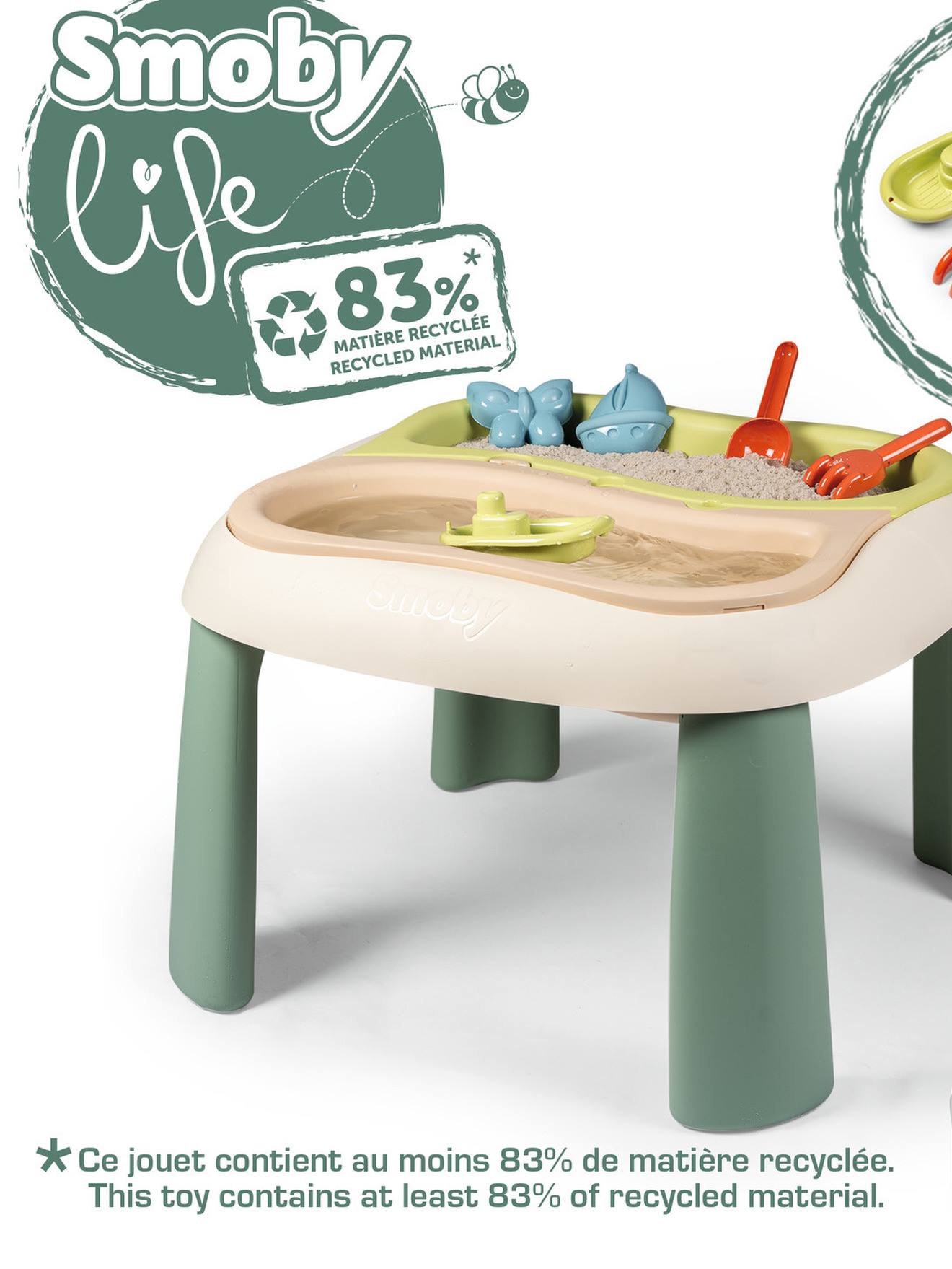 Table sable et eau enfant multicolore