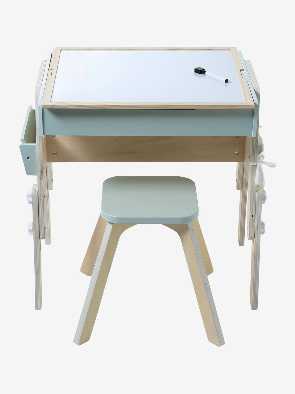 Tableau 5 en 1 en bois FSC blanc