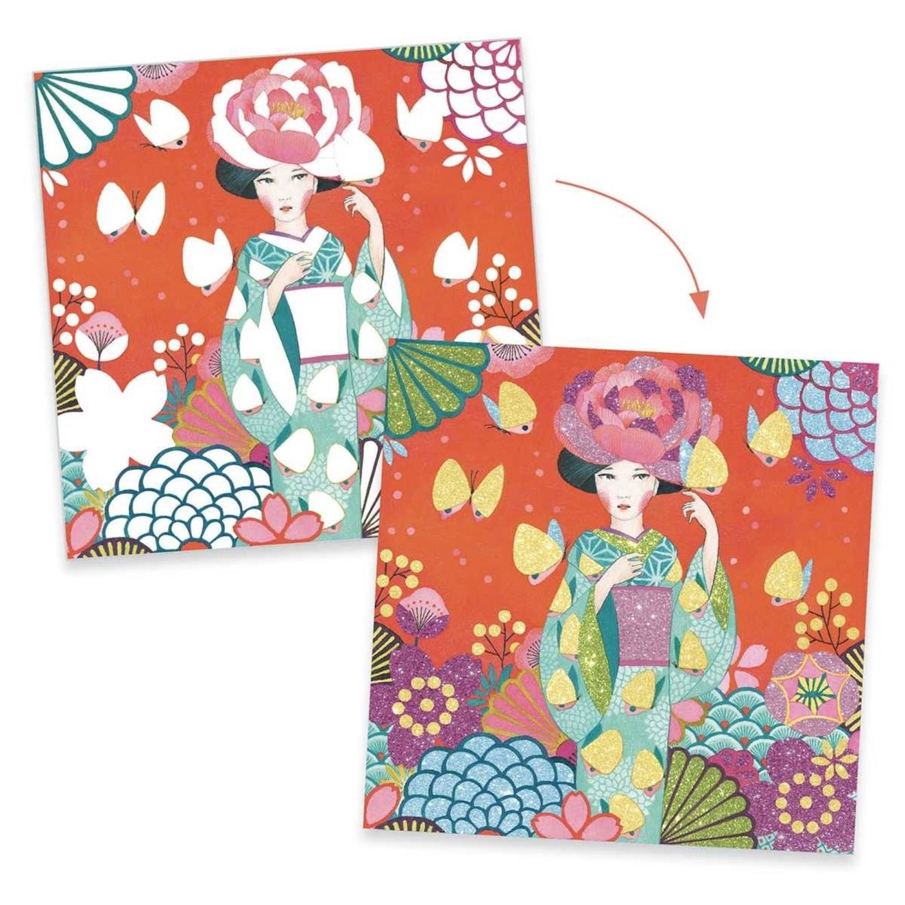 Tableau à pailleter daydream multicolore