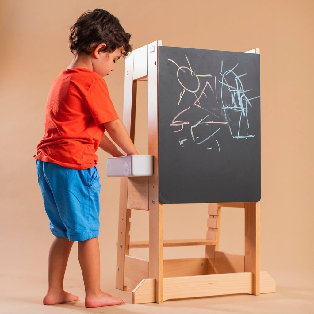 Tableau ardoise pour tour d'apprentissage felix noir