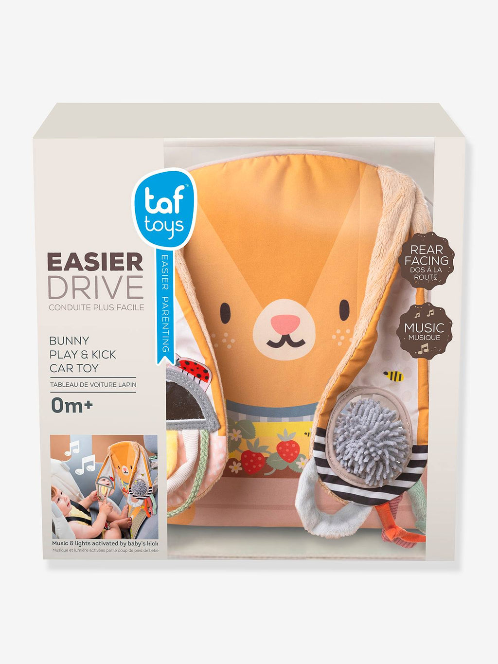 Tableau d'activités de voiture lapin - multicolore