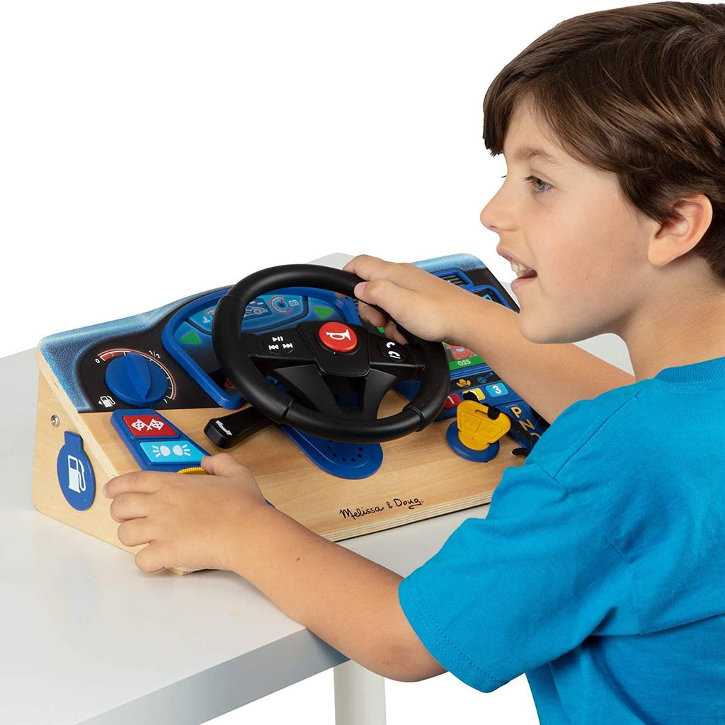 Tableau de bord interactif vroom & zoom bleu