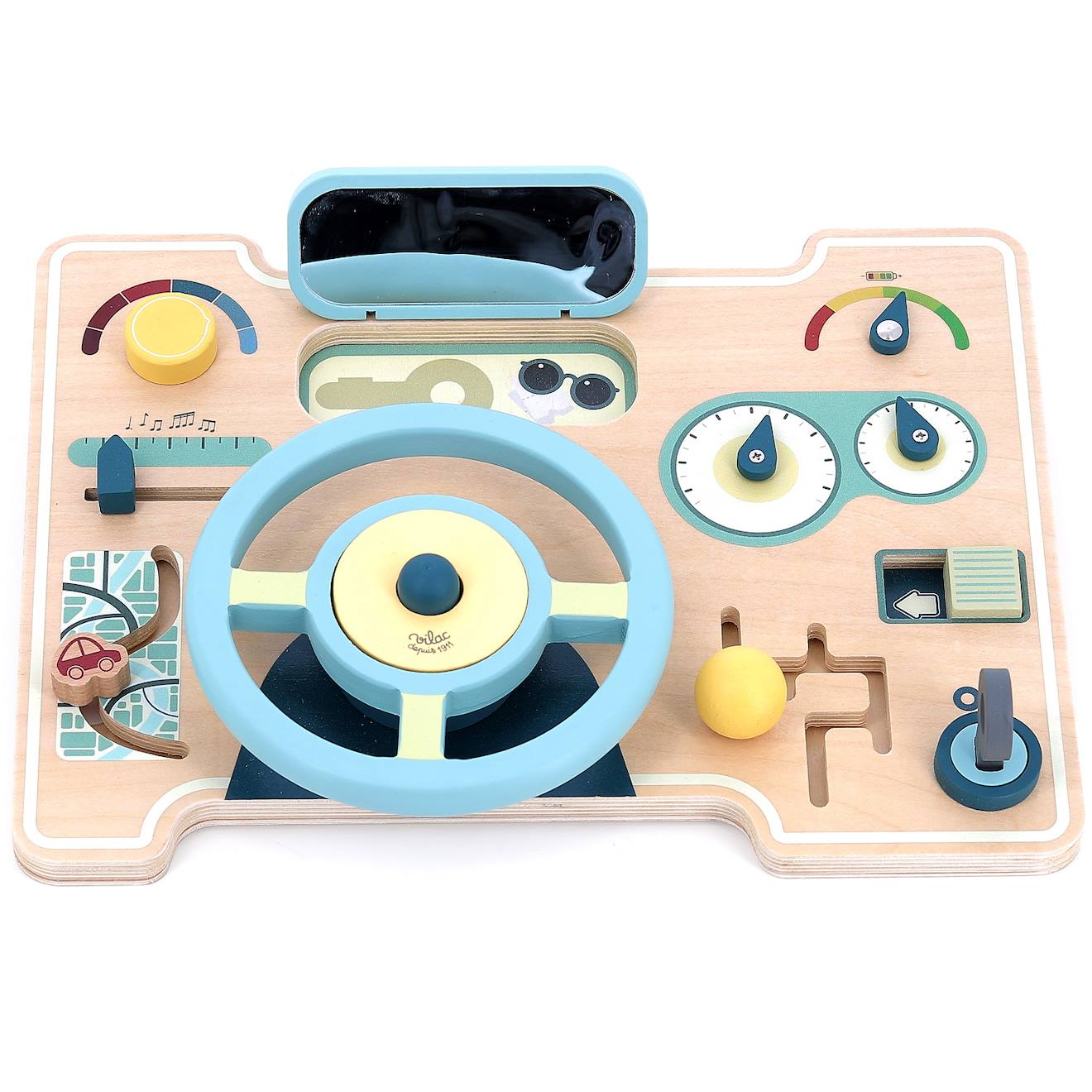 Tableau de bord multi-activités beige